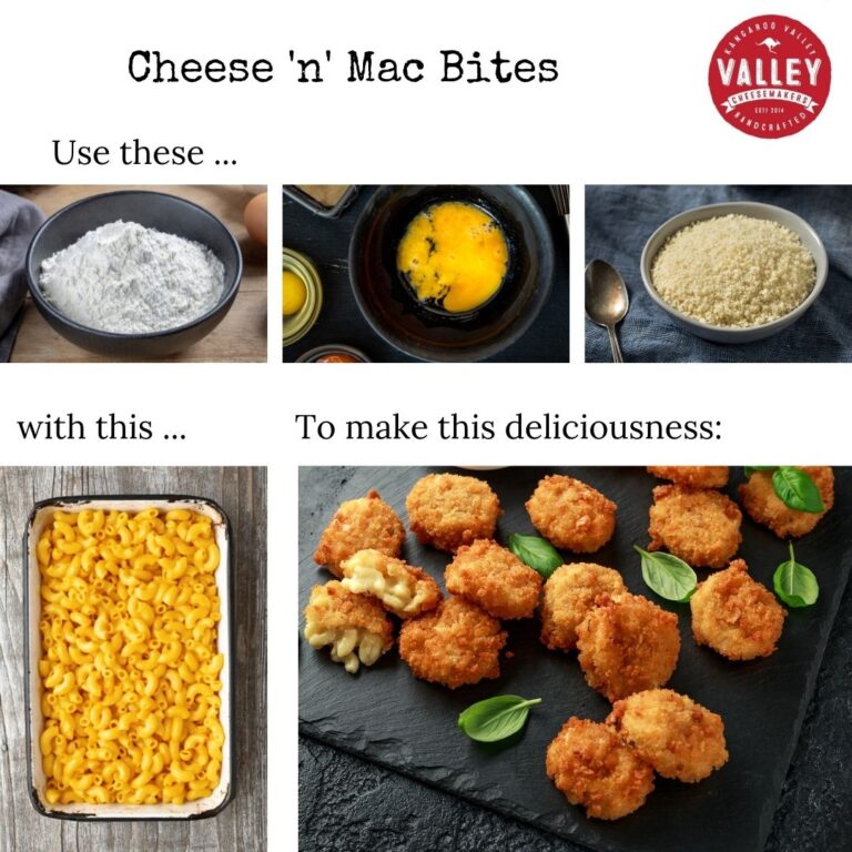 Cheese ’n Mac Bites