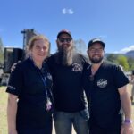 Festival director Caroline Lenata, Ben (Smoking Hot Confessions BBQ Podcast), Jarrod The Friendly Inn Staff