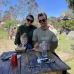 Luke, Ash _ Frankie from Wollongong enjoying a great family day out