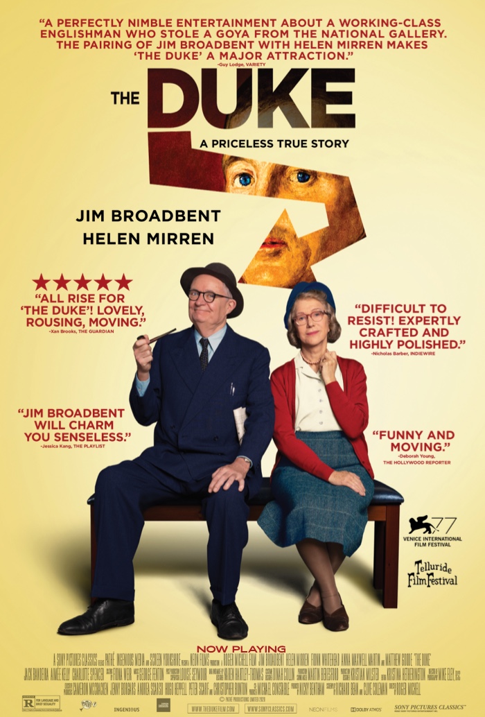 Screening: The Duke on Friday 21 October Screening: The Duke on Friday 21 October