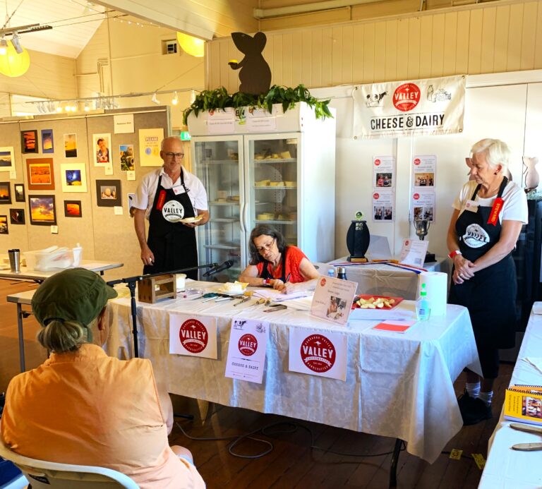 Cheese and Dairy Section at the Kangaroo Valley Show